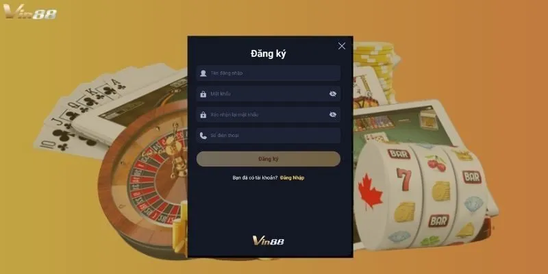 Các bước chi tiết cách đăng ký Vin88